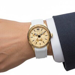 NWT Authentic Technomarine Sea Dream Gold-tone Dial Men's Watch